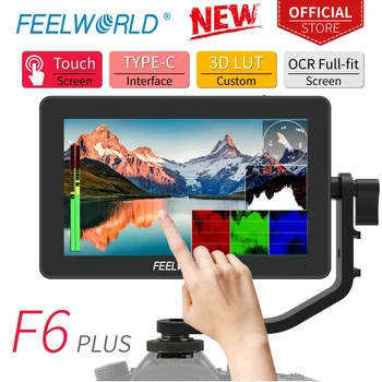 FEELWORLD F6 PLUS 5.5 Inch de pe Camera foto DSLR Domeniul Monitor 3D LUT Ecran Tactil IPS FHD 1920x1080 Video Focus Assist Suport 4K HDMI