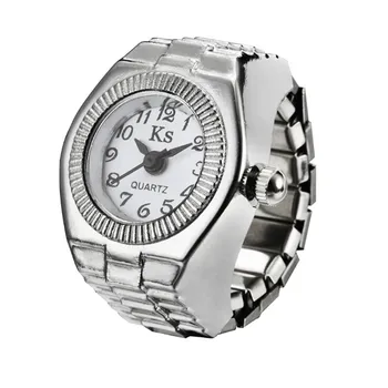 Femei brățară ceas moda clasic dial cuarț ceas analogic creative oțel rece elastic cuarț inel branduri de ceasuri pentru femei