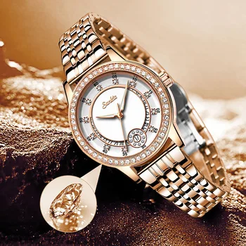 Femei Ceasuri De Femei De Moda Ceas 2020 Geneva Designer Doamnelor Ceas De Lux Marca Diamant, Cuarț Brățară De Aur Uita-Cadouri Pentru Femei