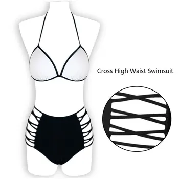 Femei Costume de baie Bikini Set Push-Up Sutien Bikini Set de Talie Mare pentru Femei costum de Baie Costum de Baie, Costume de baie 4 culori 2020 Nou