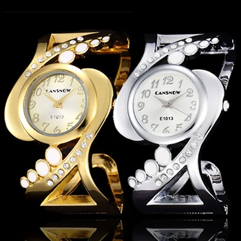 Femei Cuarț Ceasuri Brățară De Cristal Accesorii De Lux Încheietura Ceas Din Oțel Inoxidabil Moda Curea Ceas Montre Femme Horloge