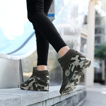 Femei De Moda De Camuflaj Adidași Ascunde Toc Panza Pantofi Casual Femeie Platforma Adidas Pentru Femei Pantofi Wedge Plus Dimensiune 35-42