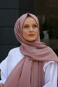 Femei De Moda Musulmană Eșarfe Șal Hijab Turcia Bumbac Șal Imprimate Casual Cu Model 2020-2021 Medina Raionul Șal În Aer Liber Pulbere