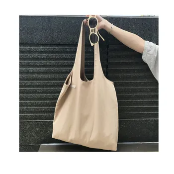 Femei de moda sac mare capacitate mare designer geantă de umăr pentru cumpărături de înaltă calitate grey canvas femeie saci