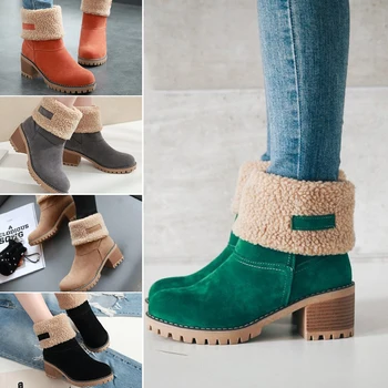 Femei Glezna Cizme Cald Plus De Iarnă Pantofi Pentru Femeie Cizme Tocuri Inalte Doamnelor Cizme Pentru Femei Cizme De Zăpadă De Iarnă Pantofi Înălțime În Creștere