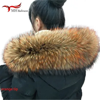Femei guler de blană de raton toamna iarna noua moda confortabil eșarfă cald sacou jacheta șal de mari dimensiuni guler fierbinte de vânzare