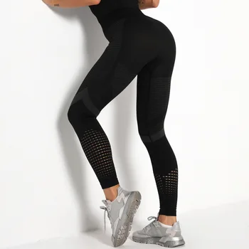Femei Pantaloni De Yoga Sport Alergare Sport Elastic De Fitness Jambiere Fără Sudură Atletic De Sală De Compresie Push-Up Dresuri Pantaloni