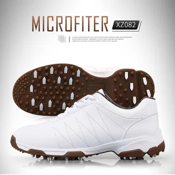 Femei Pantofi de Golf Respirabil Microfibră Piele rezistent la apa Pantofi Sport de Unghii Anti-alunecare, Aderență Bună Rezistent la Golf Adidasi