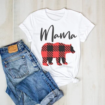 Femei Print Doamna Mama de Moda Viața ursoaica Mama Haine Femei Graphic T Tee Femei Top Tricou Tricou Femei Îmbrăcăminte T-shirt