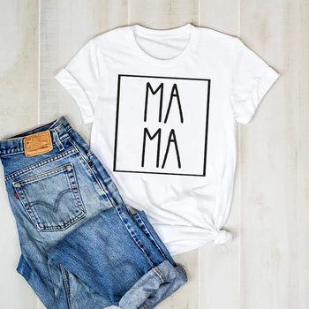 Femei Print Doamna Mama de Moda Viața ursoaica Mama Haine Femei Graphic T Tee Femei Top Tricou Tricou Femei Îmbrăcăminte T-shirt
