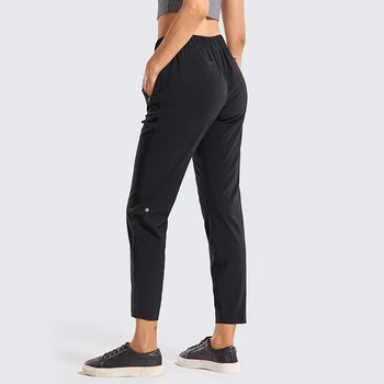 Femei Relaxat și Pistă Uscată Pantaloni cu Picior Conic Jogger Casual de Formare Glezna Pantaloni cu Buzunare -28 Cm