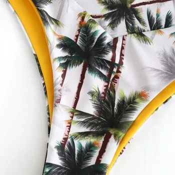 Femei Sexy Sutien & Scurtă Seturi 2019 nucă de Cocos Print costum de Baie Căptușit Talie joasa, costume de Baie Costum de Baie, Costume de baie, Costum de Baie Beachwear11
