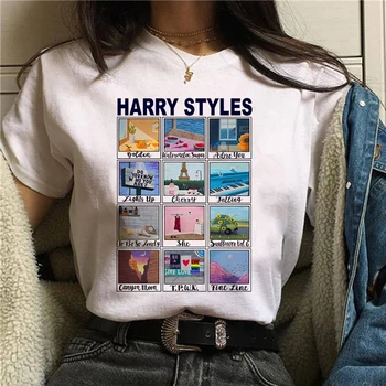 Femei T-shirt Harry Styles grafic t shirt femei Pepene verde sugar Topuri Harajuku TPWK fluture Teuri coreean de Top de sex Feminin