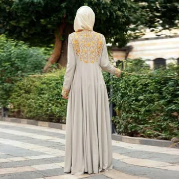Femeie abaya musulman Musulman Maxi Rochie Lunga Dubai Abaya Halat rochie Islam Caftan de Imprimare Maneca Lunga plus dimensiune S-5XL abaya dubai