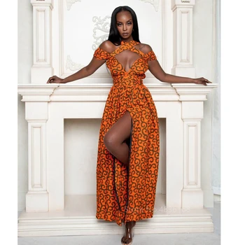 Femeile 2020 Dashiki De Imprimare De Vara Maxi Rochie Plus Dimensiune Moda Doamnelor Haine De Sex Feminin Elegant Africane Rochii De Petrecere Halat Africaine