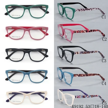 Femeile cateye rame de ochelari pentru femei, de culoare roz vintage ochelari rame modelul de broască Țestoasă verde albastru alb purpuriu rame ochelari de vedere