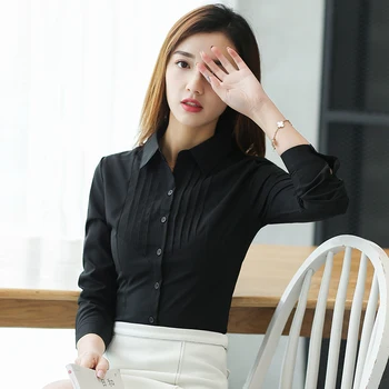 Femeile coreene Tricouri Femeie Eleganta cu Dungi din Bumbac Camasa Femei, Plus Dimensiune Bluze Office Lady Bluza Roz Munca Tricouri 3XL/5XL Topuri
