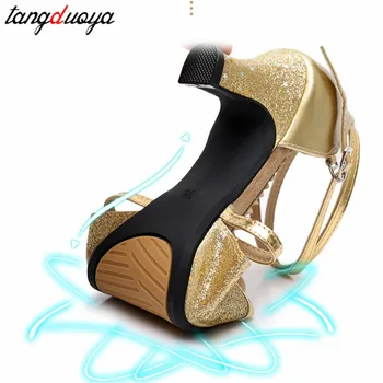 Femeile latine pantofi de dans de brand nou, fete, femei, Domnisoare latina ballroom tango salsa dans pantofi en-gros
