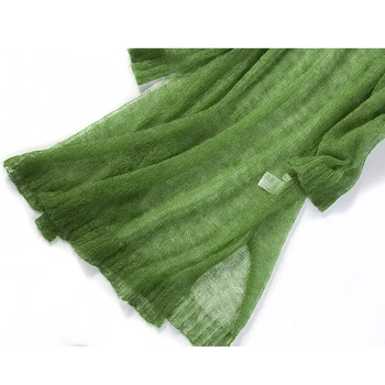 Femeile Mohair Pulover Rochie Verde Pulovere Moi Subțire rochie lunga de Toamna Primavara Gol rochie