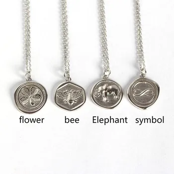 Fengxiaoling Argint 925 Coliere & Pandantive Pentru Femei Simple de Albine/elefant/Declarație Colier de flori