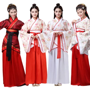 Festivalul de Primăvară din china de Anul Nou Costume Rochii pentru Femei Etapă Purta Dans Popular Halat Hanfu Tang Costum Floral Îmbrăcăminte
