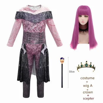 Fete De Costume De Halloween Petrecere De Îmbrăcăminte Descendenții 3 Mal Bertha Maleficent Cosplay Violet Audrey Cosplay Costum Fete Haine