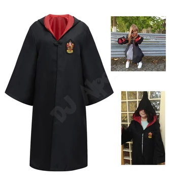 Fete Hermione Băieți Cosplay Halat Pulover, Fusta, Cravata Camasa Bagheta Set Copii Magic Costum De Halloween Școală Unifrom