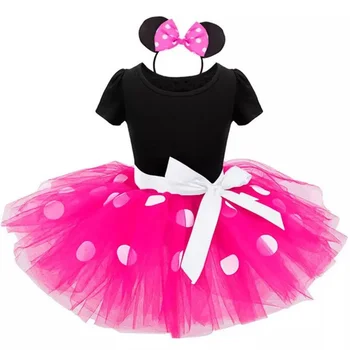 Fete Rochie Copii Rochii Pentru Fete Petrecerea de Ziua Cosplay Mouse Dress Up Costum Copil Copil Fete Dress Rochie de Crăciun 2 6T Purta