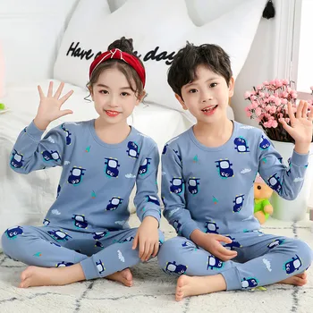 Fetele Acasă Pijamale Copii Bumbac Set De Pijama Copii Desene Animate Maneca Lunga, Pijamale, Seturi De Îmbrăcăminte Băieți Casual Pijamas Set