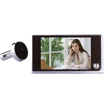 FFYY-3.5 inch LCD Vizor Vizualizare Ochi Ușa Sonerie Culoare Camera IR,UE Plug
