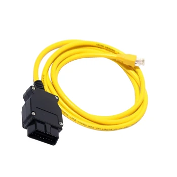 Fiabilitate ridicată 7 Inch Interfata OBD Cablu de Extensie Galben Pentru BMW Serie ENET