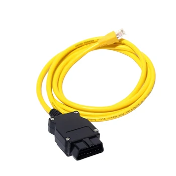 Fiabilitate ridicată 7 Inch Interfata OBD Cablu de Extensie Galben Pentru BMW Serie ENET