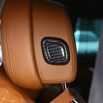 Fibra de Carbon ABS Auto Tetiera Butonul Capacului Ornamental Autocolante Accesorii Auto pentru Maserati Levante Quattroporte 2017-2020