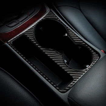 Fibra de Carbon Cana de Apa Titularul panoul de Benzi Tapiterie interior Auto 3D Autocolant Pentru Audi A4 B8 A5 2009-2016 Styling Auto Accesorii