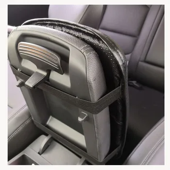 Fibra De Carbon Cu Textura De Piele Pu Auto Cotiera Pad Scaun Auto Cotiere Cutie De Tampoane Pentru Mazda Cx7