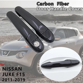 Fibra de Carbon Mânerul Ușii Capacului Ornamental Accesorii pentru Nissan JUKE F15 Infiniti ESQ 2011 2012 2013 2016 2017 2018 2019
