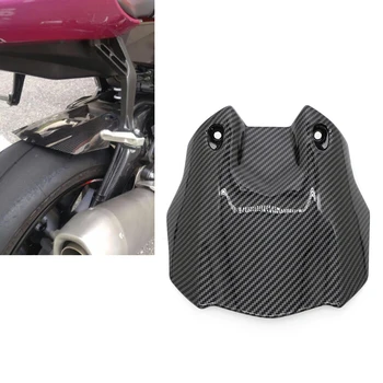 Fibra de Carbon negru Spate Anvelope Hugger apărătoarea de Noroi Carenaj Aripa Cowl Capac Apărătoare de noroi Pentru Yamaha YZF R1 2016 ( plastic ABS )