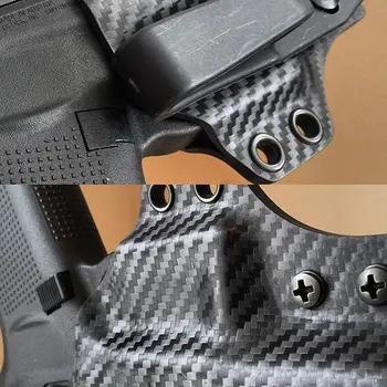 Fibra de Carbon Panou de Placă Sheet Face DIY Kydex Tocuri de Armă Cuțit K Teaca Caz Clip Curea Nituri Ochi Tool Set