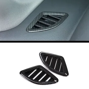 Fibra de Carbon Stil Pentru BMW X1 F48 2016-2019 Plastic ABS Cromate Bord Priza de Aerisire Garnitura Pentru BMW X2 f47 2018 2019