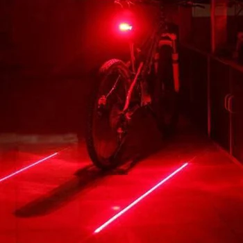 Fierbinte Ciclism Biciclete Biciclete Coada Lumina Super-Luminos 5LEDs Intermitentă Spate Lampa spate DO2