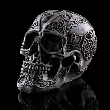 Fierbinte Craniu Uman Modelul Tema Decoratiuni Interioare Rășină Craniu De Halloween Medicale Mucegai, Bar Decor Craniu