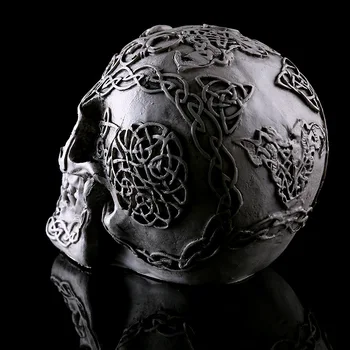 Fierbinte Craniu Uman Modelul Tema Decoratiuni Interioare Rășină Craniu De Halloween Medicale Mucegai, Bar Decor Craniu