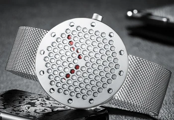 Fierbinte Creatoare de Moda Ceasuri Pentru Barbati Complet din Oțel Inoxidabil Plasă de Cuarț Mens Ceas CRRJU 2018 Casual rezistent la apa 30M Ceas
