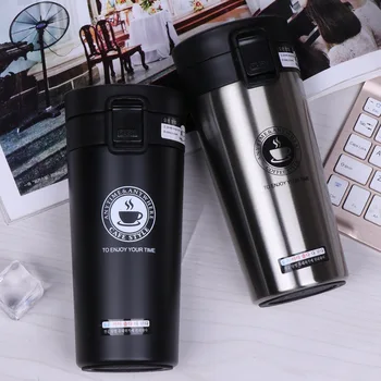 FIERBINTE de Călătorie Premium de Cafea Cana Termos din Oțel Inoxidabil Pahar Cupe Vacuum Flask termo Sticla de Apa Cana de Ceai Thermocup
