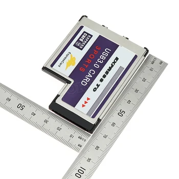 Fierbinte de Vânzare de Înaltă Calitate 3 Port Ascuns în Interiorul USB 3.0 USB3.0 să Expresscard Express Card 54 54 mm Adaptor Convertor