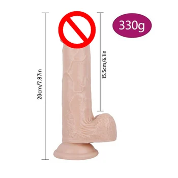 Fierbinte Silicon Moale Realistic Dildo Cu Ventuza Artificial Sex Masculin Penisului Penis Femei Masturbare Sex Jucării Pentru Adulți Pentru Femei Penis Artificial Penis