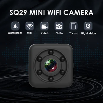 Fierbinte!!! SQ29 Camera IP HD WIFI Mici Mini Camera Cam Video Senzor de Viziune de Noapte, Impermeabil Shell camera Video Micro Camera DVR Mișcare