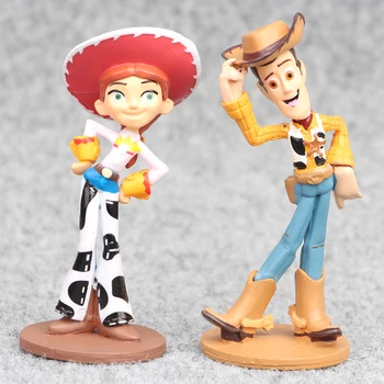 Fierbinte Toy Story 4 Figura Jucarie Woody, Buzz Lightyear Jessie Rex Iubi pe Domnul Cap de Cartof omuleți Verzi Păianjen de Jucărie pentru Copii 9/10pc