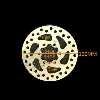 Fierbinte vinde Scutere Electrice, Rotoare de Pliere disc de frână disc Rotor Piese Scuter 120/140MM