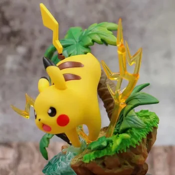 Figurina Pokemon Pikachu Squirtle Charmander Bulbasaur Mewtwo PVC Acțiune Figura Model de Colectie Decor Acasă Jucării Cadouri 110mm